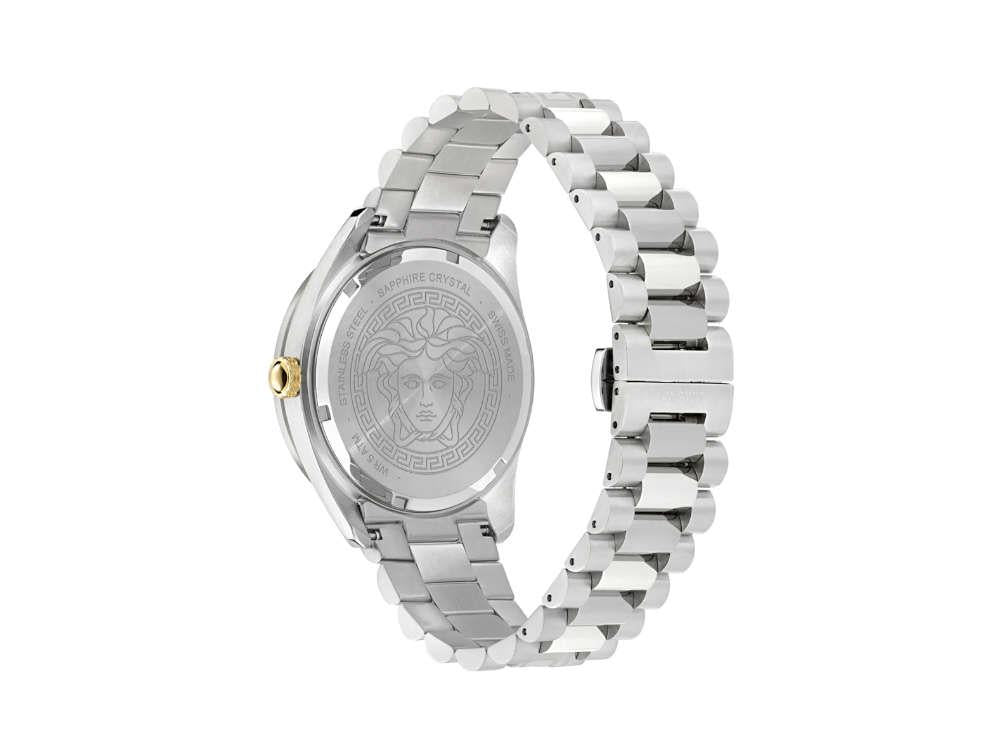 Versace V Dome Quartz Watch, Blue, 42 mm, Sapphire Crystal, VE8E00324