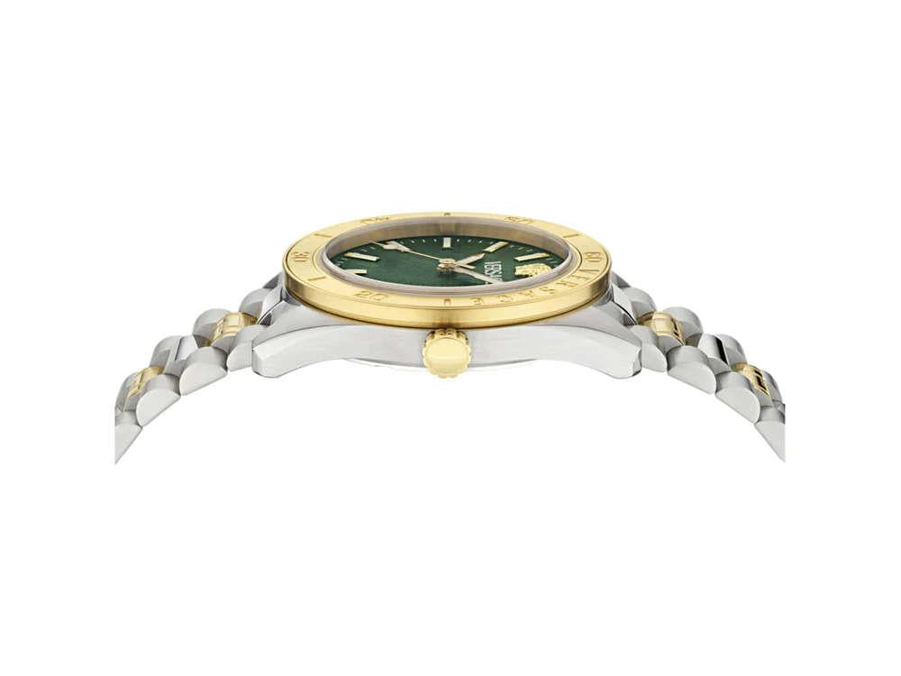 Versace V Dome Quartz Watch, Green, 42 mm, Sapphire Crystal, VE8E00524