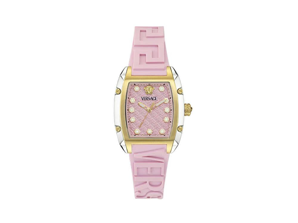 Versace Dominus Lady Quartz Watch, Pink, 44,8mm x 36mm, VE8K00224