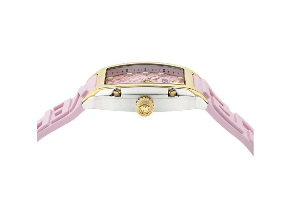 Versace Dominus Lady Quartz Watch, Pink, 44,8mm x 36mm, VE8K00224