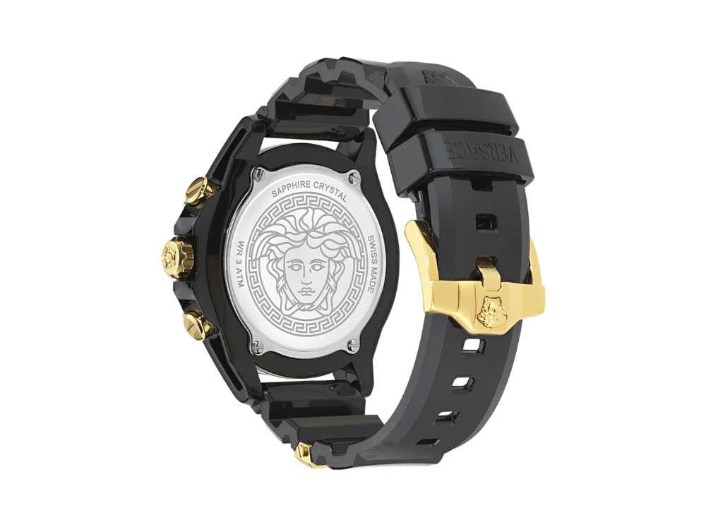 Versace Icon Active Quartz Watch, Polycarbonate, 44 mm, VE8P00724