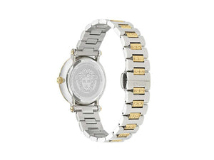 Versace Greca Sphere Quartz Watch, Silver, 35 mm, Sapphire Crystal, VE9C00524