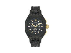 Versace Legend Chrono Quartz Watch, Ecoceramic, Black, 44 mm, VE9L00124