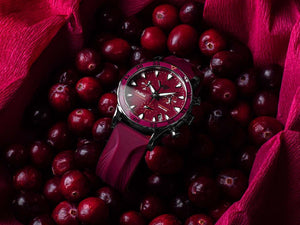 Vostok Europe Undiné Cranberry Quartz Watch, Limited Edition, VK68-515A774-L-RD