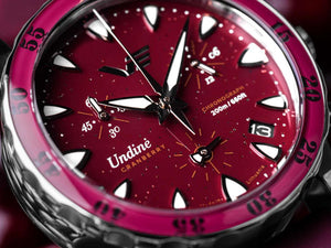 Vostok Europe Undiné Cranberry Quartz Watch, Limited Edition, VK68-515A774-L-RD