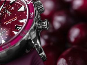 Vostok Europe Undiné Cranberry Quartz Watch, Limited Edition, VK68-515A774-L-RD