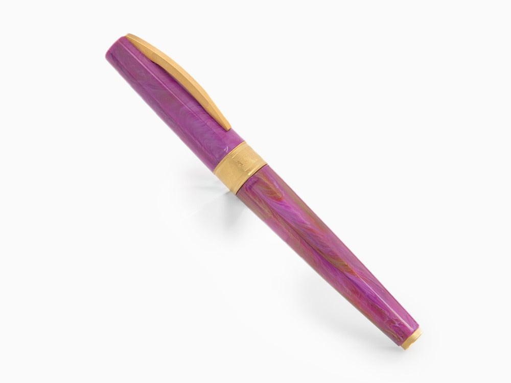 Visconti Mirage Mythos Aphrodite Rollerball pen, Gold plated, Purple KP07-14-RB