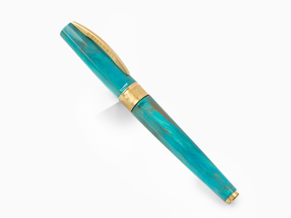 Visconti Mirage Mythos Athena Fountain Pen, Gold plated, KP07-15-FP