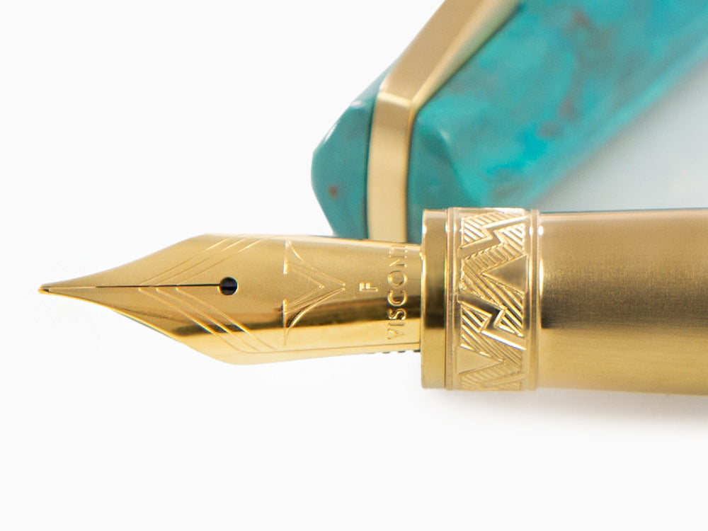 Visconti Mirage Mythos Athena Fountain Pen, Gold plated, KP07-15-FP