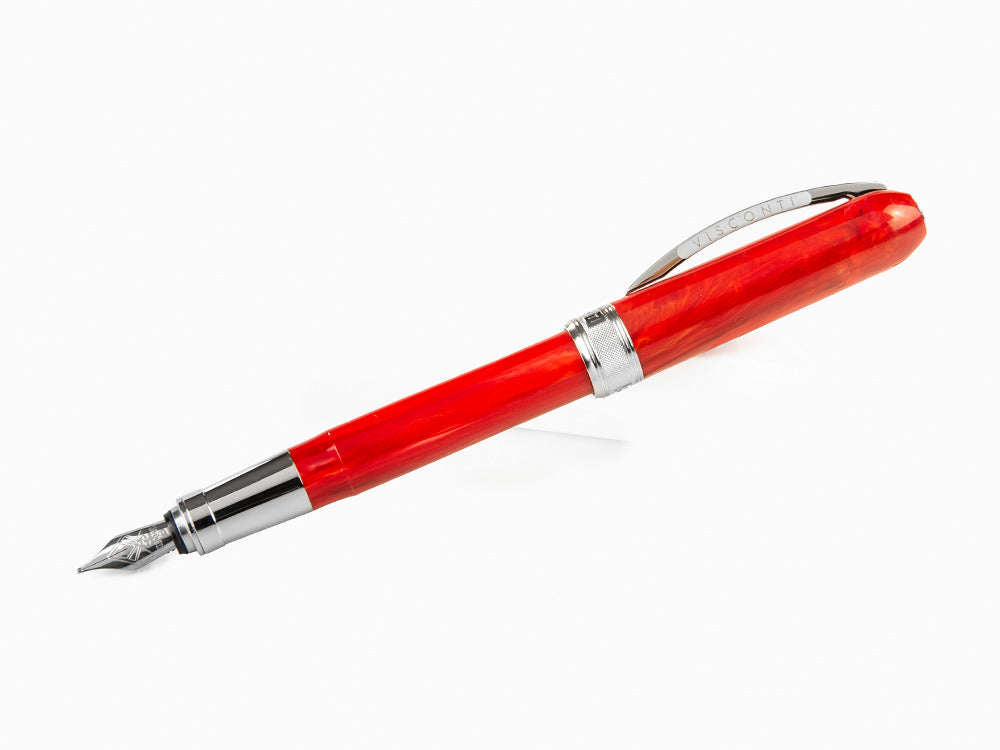 Visconti Rembrandt Fountain Pen, Resin, Palladium trim, Red, KP10-03-FP