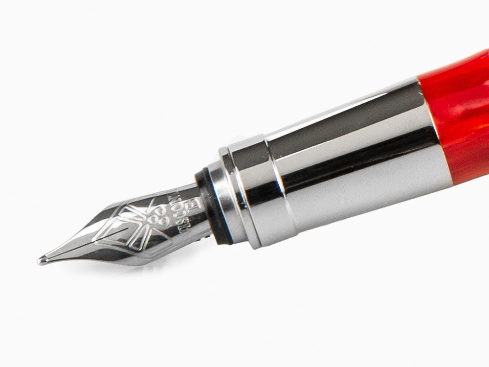 Visconti Rembrandt Fountain Pen, Resin, Palladium trim, Red, KP10-03-FP