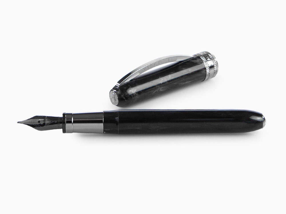 Visconti Rembrandt-S Black Fountain Pen, Acrylic Resin, KP10-27-FP