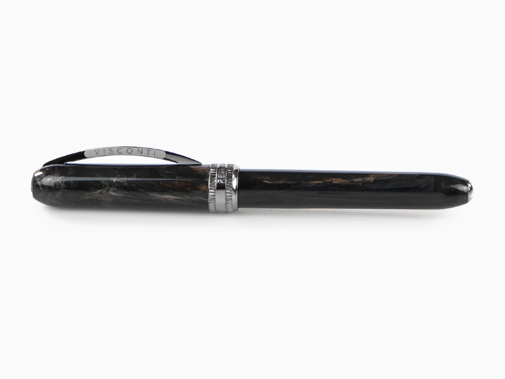 Visconti Rembrandt-S Black Fountain Pen, Acrylic Resin, KP10-27-FP