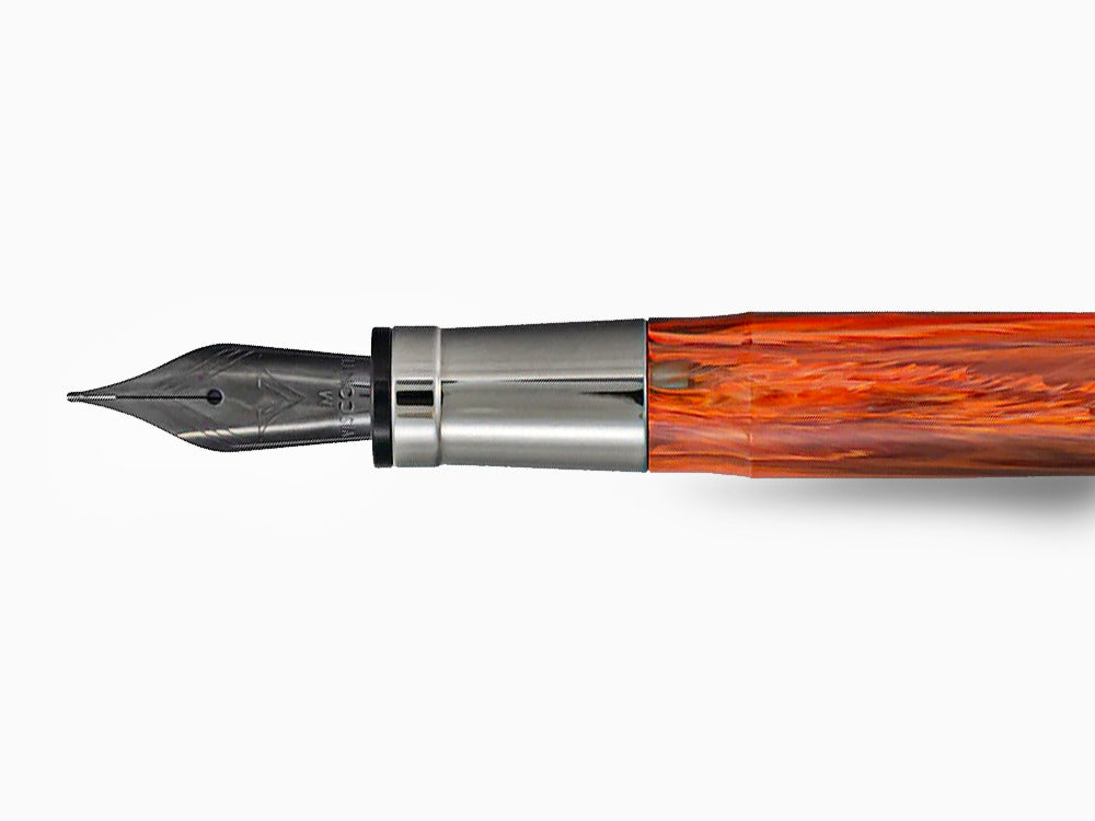 Visconti Rembrandt-S Orange Fountain Pen, Acrylic Resin, KP10-28-FP