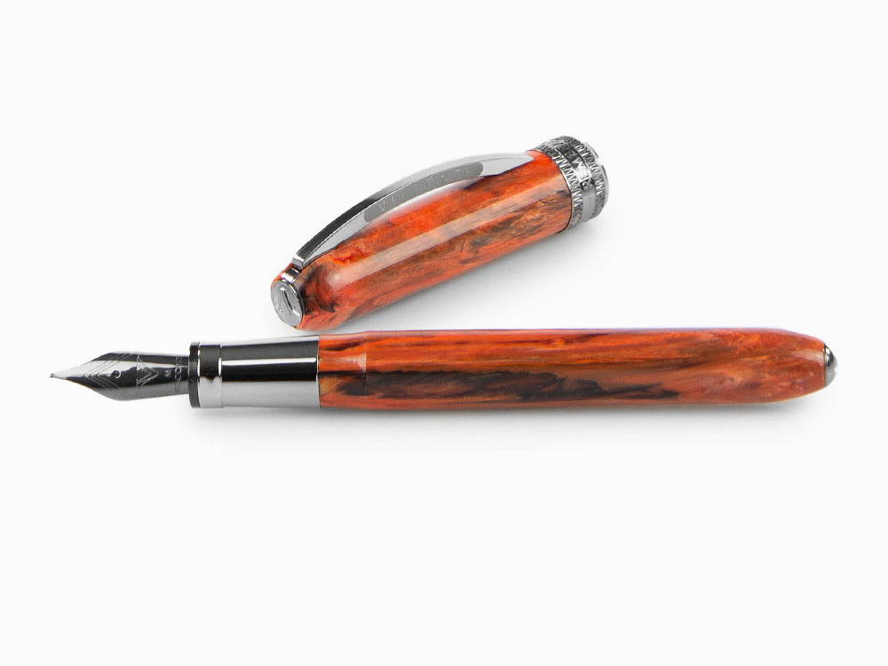 Visconti Rembrandt-S Orange Fountain Pen, Acrylic Resin, KP10-28-FP