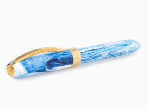 Visconti Comedia Paradiso Fountain Pen, Acrylic Resin, Blue, KP10-51-FP