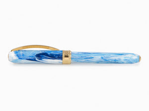 Visconti Comedia Paradiso Fountain Pen, Acrylic Resin, Blue, KP10-51-FP