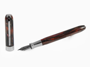 Visconti Comedia Inferno Fountain Pen, Red/Black, KP10-52-FP