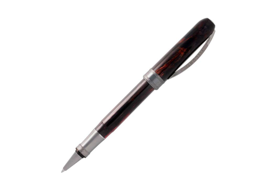 Visconti Comedia Inferno Rollerball pen, Acrylic Resin, Red/Black, KP10-52-RB