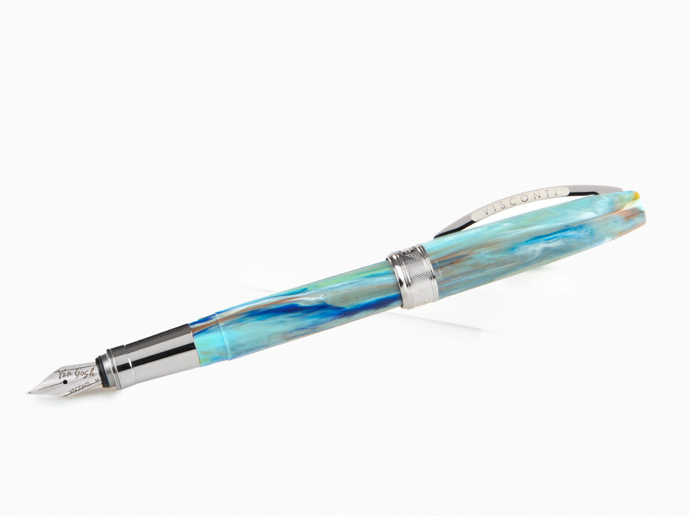 Visconti Van Gogh Portrait in Blu Fountain Pen, Resin, KP12-01-FP