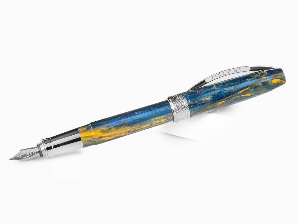 Visconti Van Gogh Starry Night Fountain Pen, Resin, KP12-04-FP