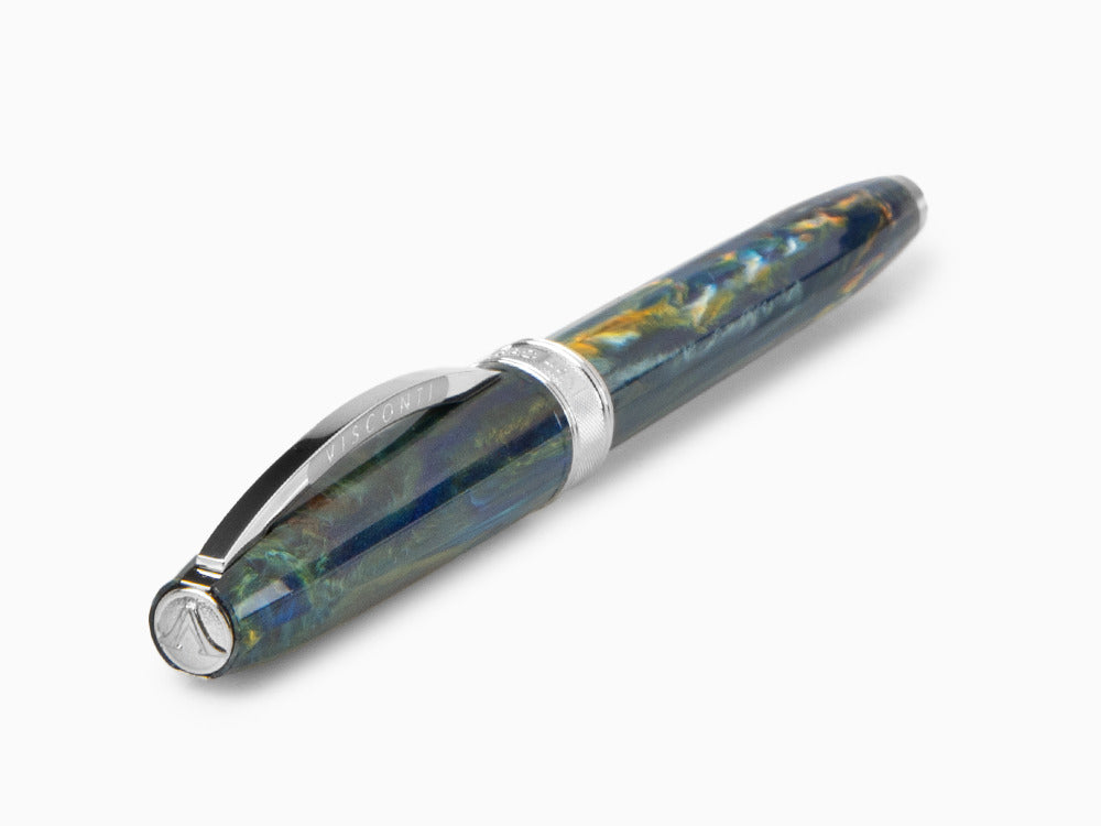 Visconti Van Gogh Starry Night Rollerball pen, Resin, Palladium, Blue KP12-04-RB