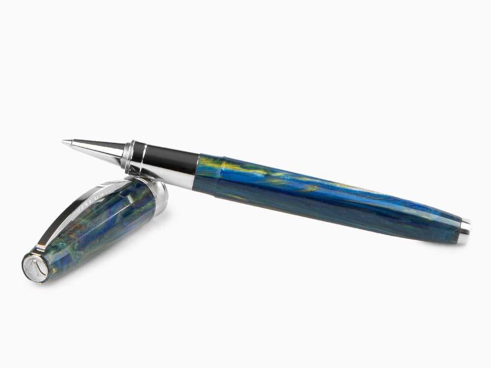 Visconti Van Gogh Starry Night Rollerball pen, Resin, Palladium, Blue KP12-04-RB