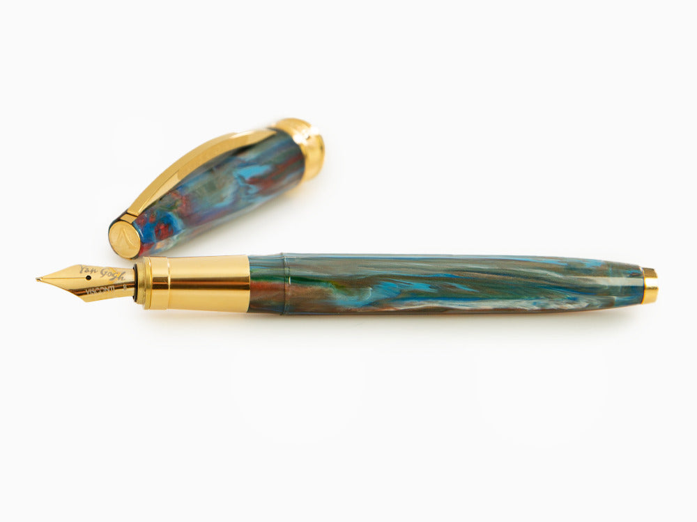 Set Visconti Van Gogh Oiran Fountain Pen, Gold plated, KP12-22-FP