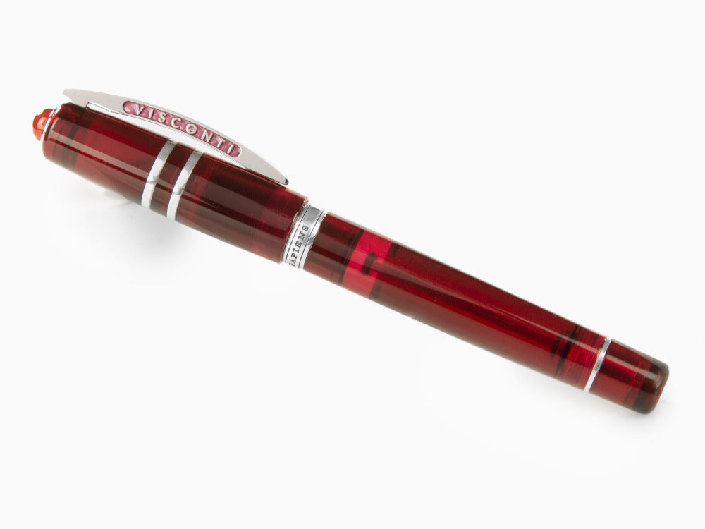 Visconti Homo Sapiens Demo Stones Ruby Fountain Pen, KP15-17-FP