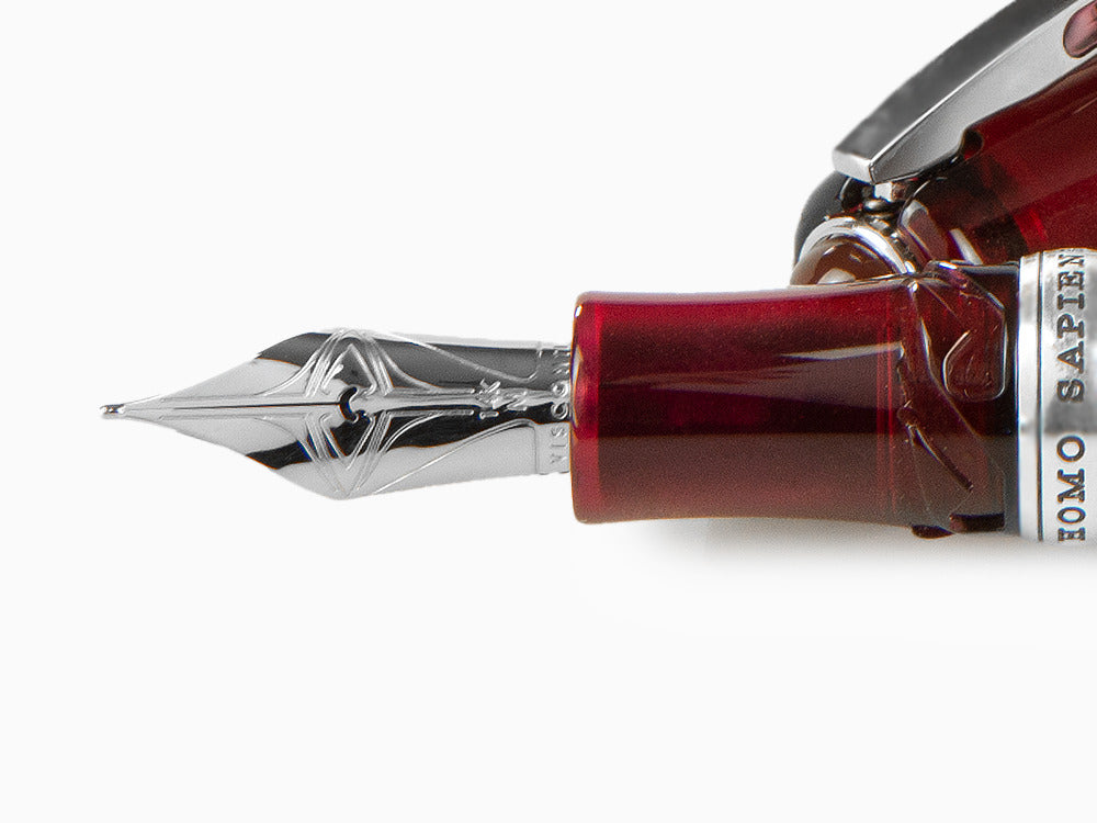 Visconti Homo Sapiens Demo Stones Ruby Fountain Pen, KP15-17-FP