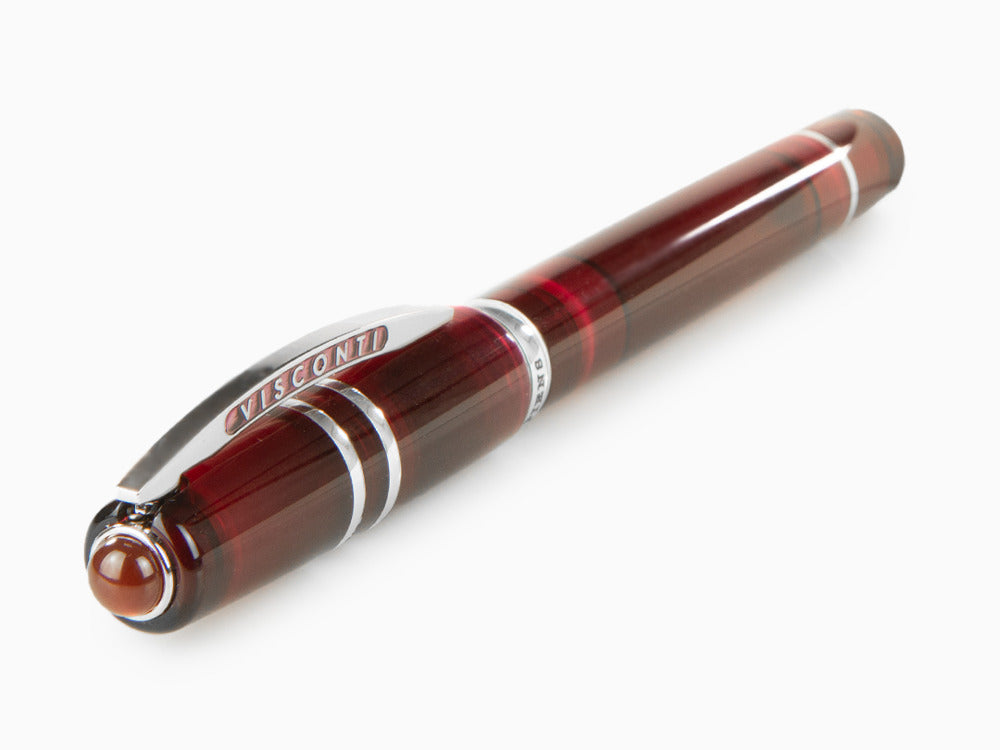 Visconti Homo Sapiens Demo Stones Ruby Fountain Pen, KP15-17-FP