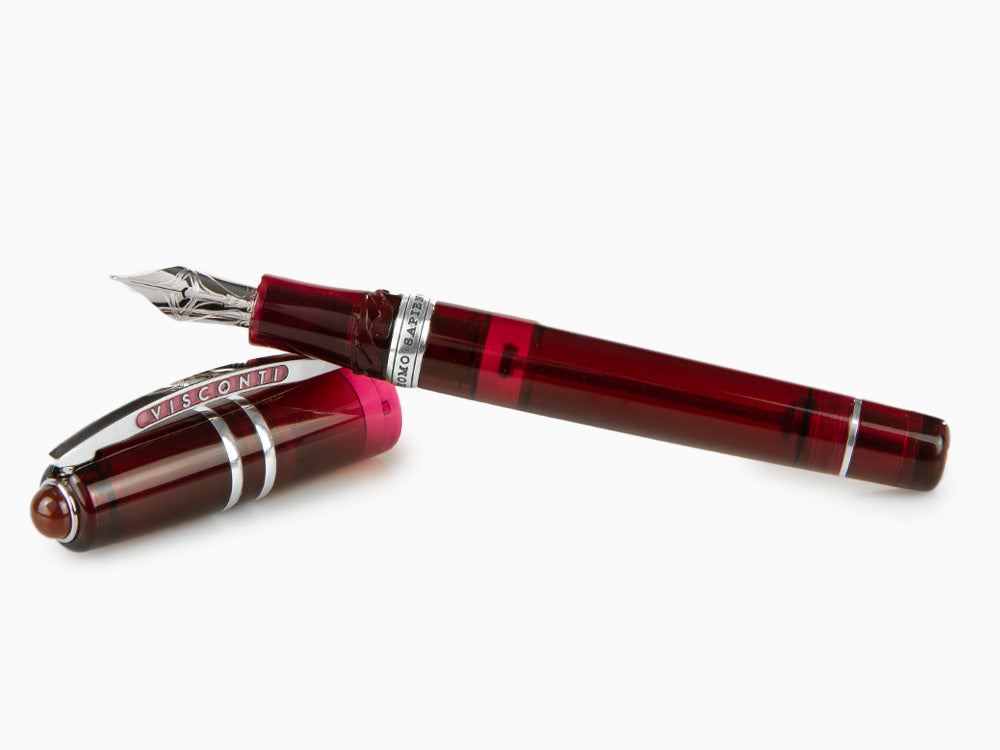 Visconti Homo Sapiens Demo Stones Ruby Fountain Pen, KP15-17-FP