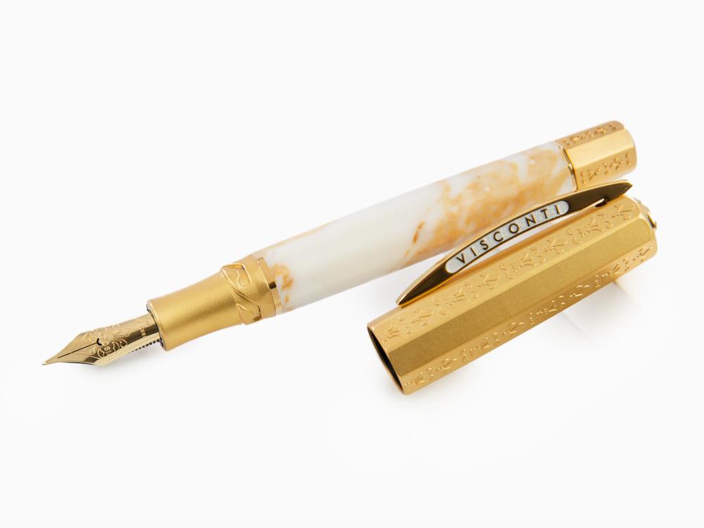 Visconti Il Magnifico Calacatta Macchia Fountain Pen, LE, KP17-22-FP