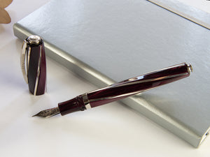 Visconti Divina Elegance Bordeaux Fountain Pen, Resin, KP18-08-FP