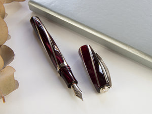 Visconti Divina Elegance Bordeaux Fountain Pen, Resin, KP18-08-FP