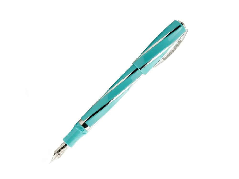 Visconti Divina Elegance Wave Fountain Pen, Palladium trim, KP18-13-FP