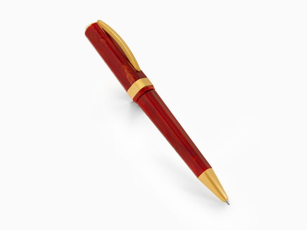 Visconti Opera Gold Ballpoint pen, Acrylic Resin, Red, KP42-01-BP