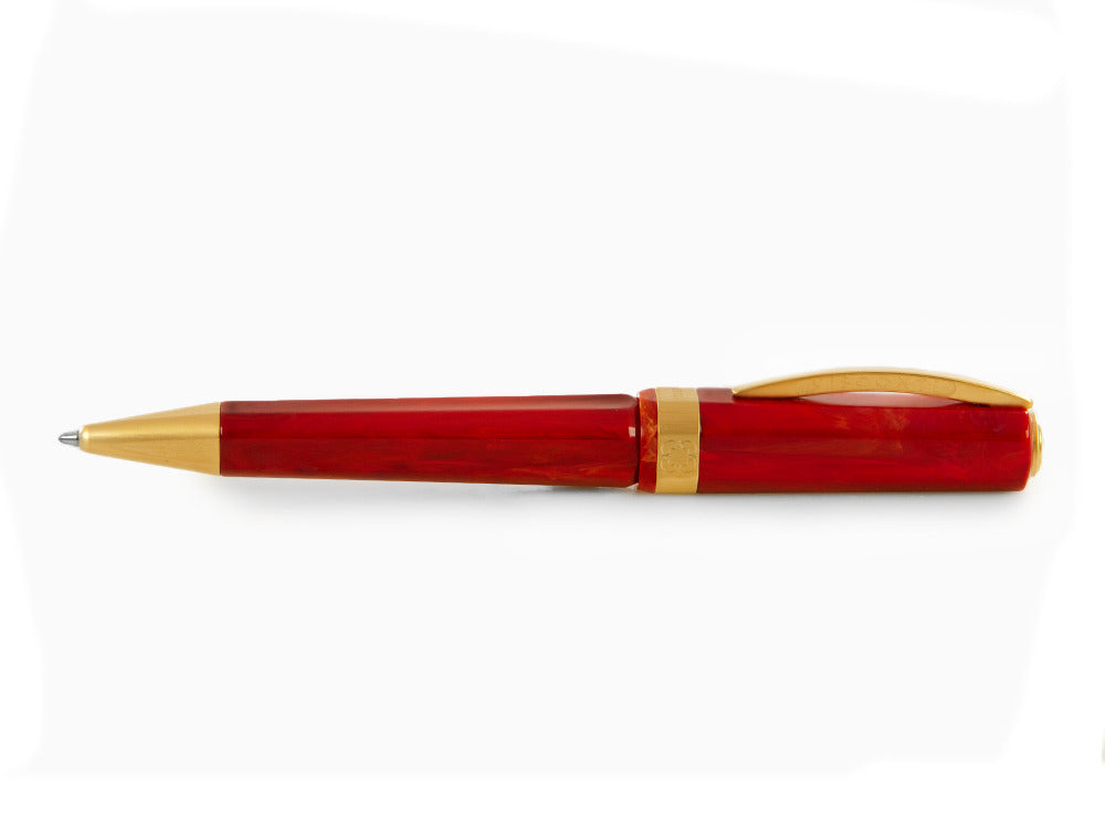 Visconti Opera Gold Ballpoint pen, Acrylic Resin, Red, KP42-01-BP