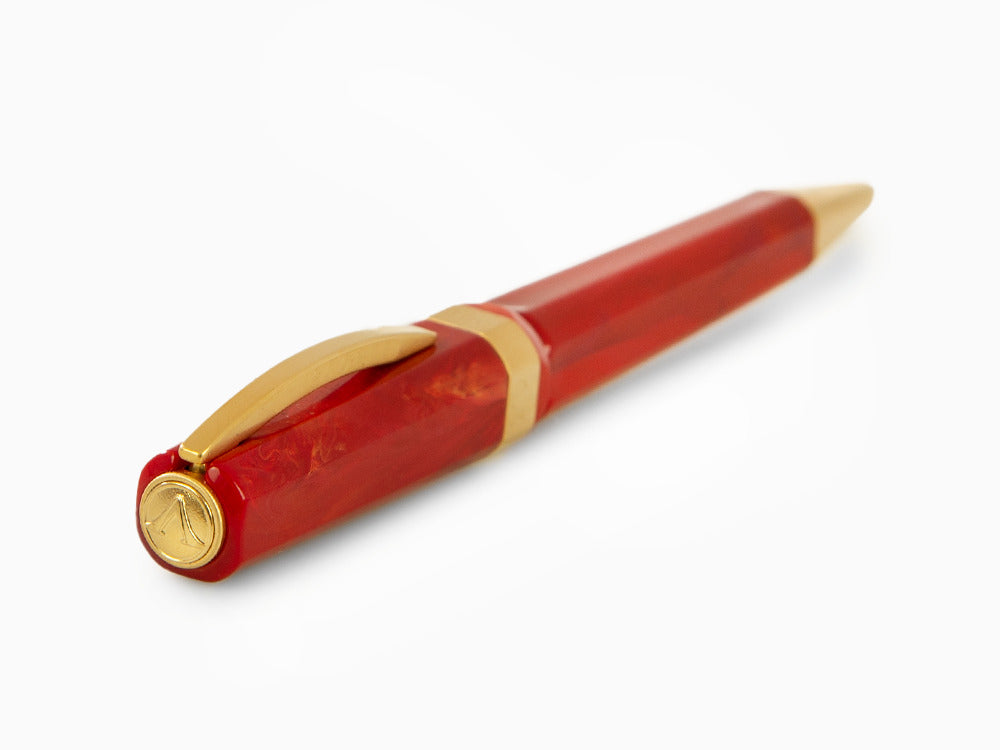 Visconti Opera Gold Ballpoint pen, Acrylic Resin, Red, KP42-01-BP