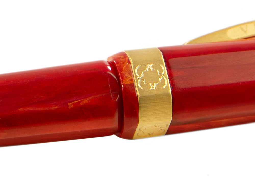 Visconti Opera Gold Ballpoint pen, Acrylic Resin, Red, KP42-01-BP