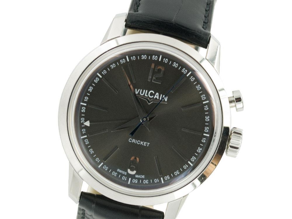 Vulcain 50's Presidents Tradition Manual Watch, V-10, Black, 39 mm, 100153.296L