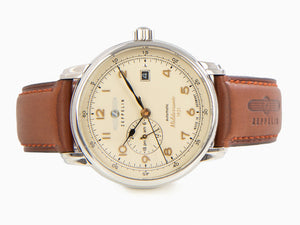 Zeppelin Méditerranée Automatic Watch, Beige, 40 mm, 9668-5