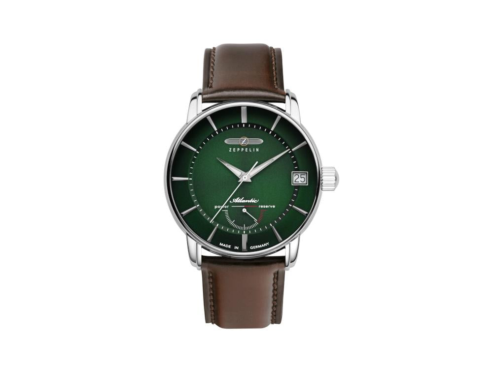 Zeppelin Atlantic Automatic Watch, Green, 43 mm, Day, LE, 8416-4