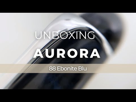 Aurora 88 Ebonite Blu Fountain Pen, Limited Edition, 888-CEB