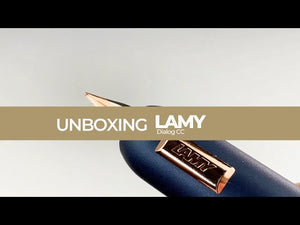 Lamy Dialog CC Fountain Pen, Lacquer, Rose Gold, Blue, Mat, 1234402