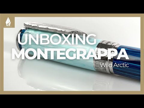 Montegrappa Wild Arctic Fountain Pen, Blue, Limited Edition, ISWDR-AA