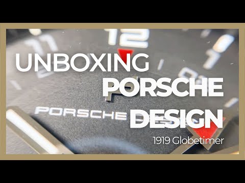 Porsche Design 1919 Automatic Watch Globetimer, Titanium, Black & Rubber