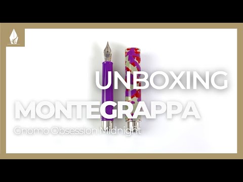 Montegrappa Gnomo Obsession Midnight Fountain Pen, Purple, ISGNO-AL