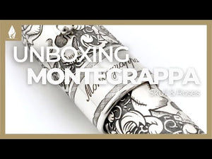 Montegrappa Skulls & Roses Fountain Pen, Limited Edition, ISSKN-SE