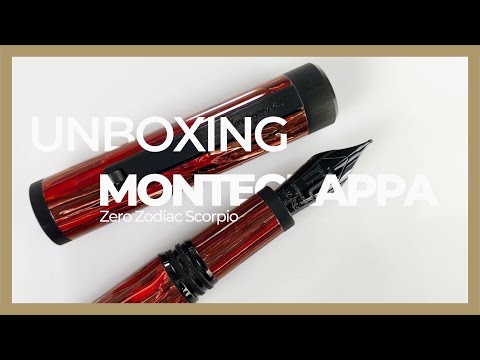 Montegrappa Zero Zodiac Scorpio Fountain Pen, 14K, Lim Ed, ISZEZ-4C-R4